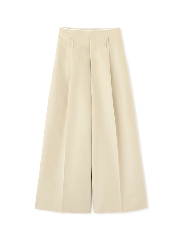 ハイウエストシャンタンワイドパンツ