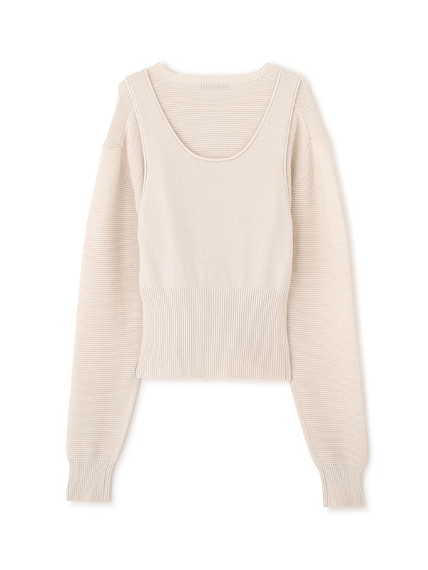 アンサンブルニットトップス(F IVORY): トップス │ ETRE TOKYO アンサンブルニットトップス(F IVORY): トップス │ ETRE TOKYO