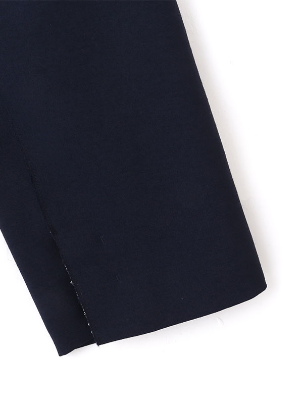 カットオフノーカラージャケット(S NAVY): アウター │ ETRE