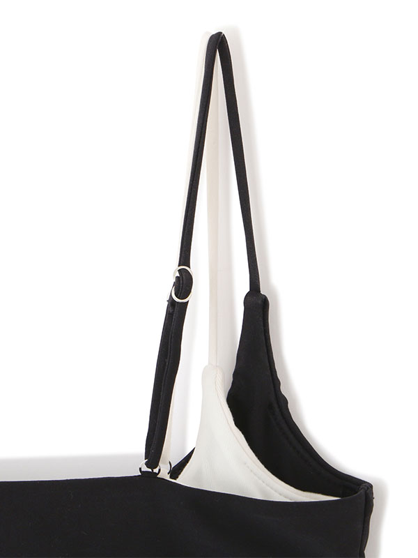 トリコットバイカラースイムウェア