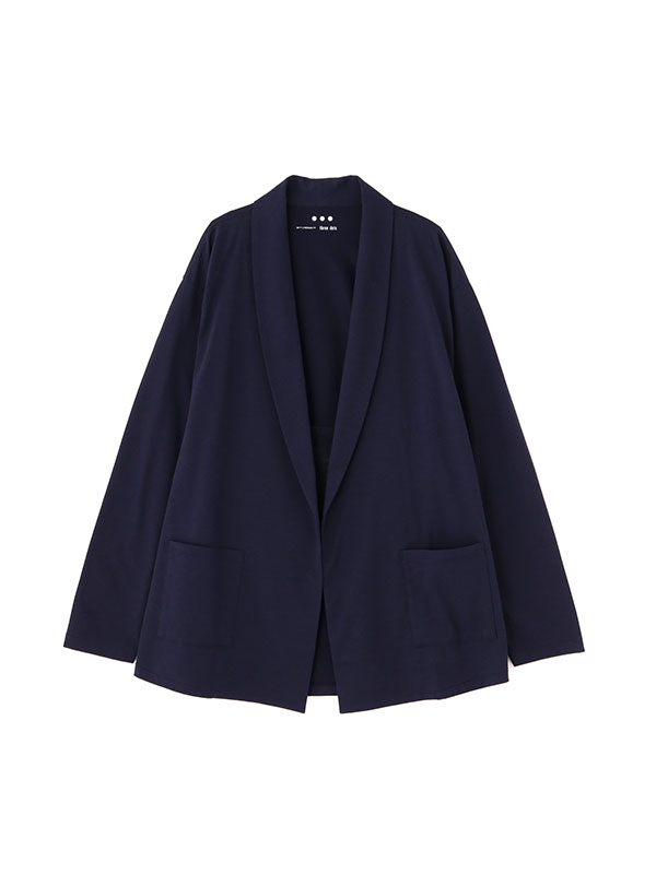 three dots パウダリーコットンジャケット(M OFF WHITE
