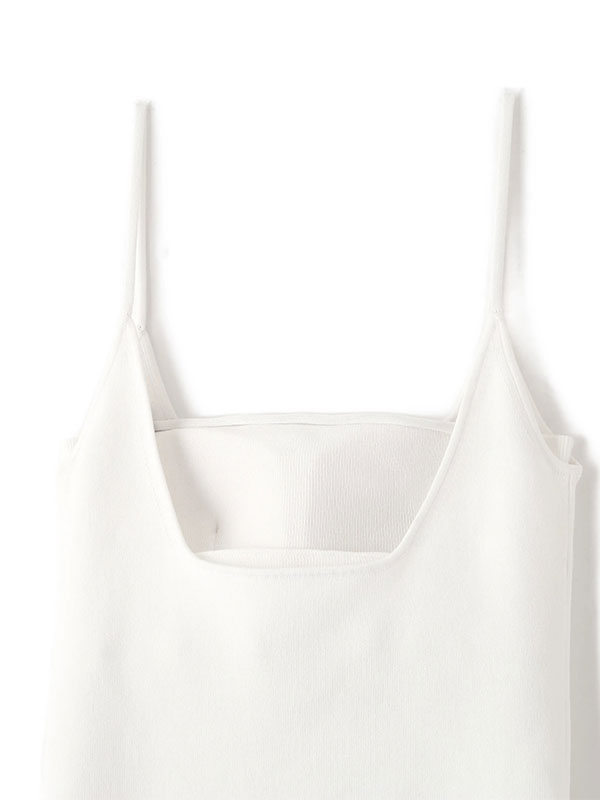 【新品/試着のみ】ETRE TOKYO 2wayキャミソール DEPENDRE Wストラップニットキャミ(F WHITE): トップス │ ETRE