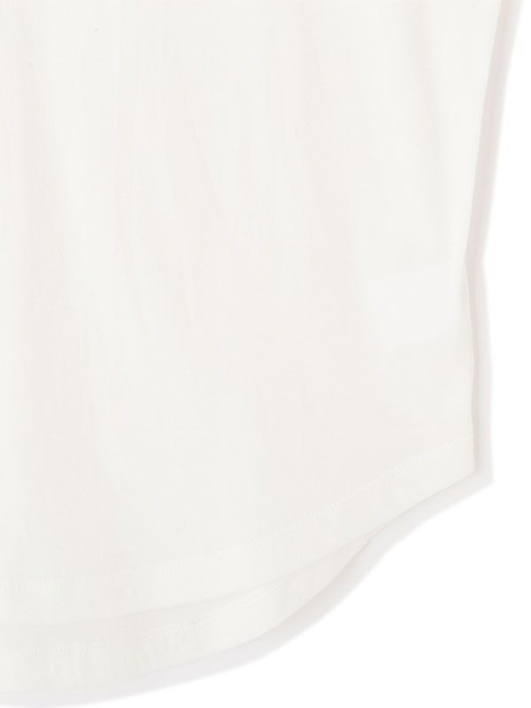 新品ヘンリーネックエアリータンクトップ　エトレETRE TOKYO ヘンリーネックエアリータンクトップ(F WHITE): トップス