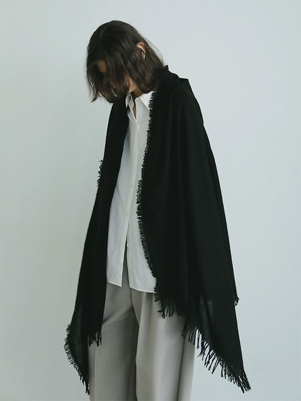A SAUCE MELERカシミヤマイクロバスケットストールⅱ