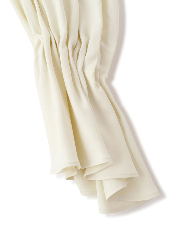 キャンディースリーブシルキーシャツ