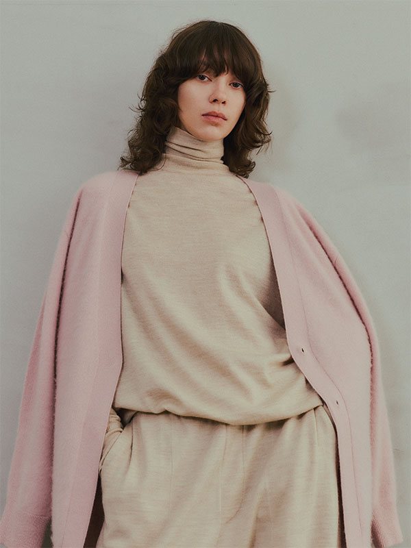 SANTEウールカシミヤタートルニットプルオーバー