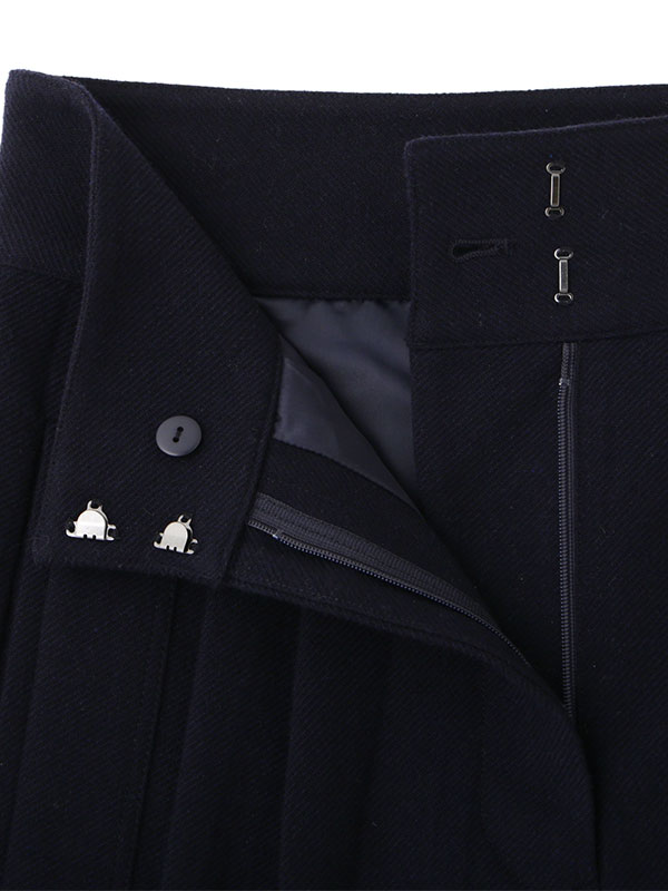 ETRE TOKYO ウールカルゼタックショートパンツ ウールカルゼタックショートパンツ(S NAVY): ボトムス │ ETRE