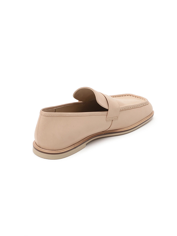 ソフトレザースクエアローファー