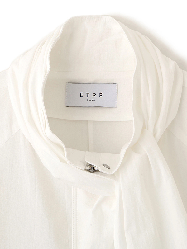 スカーフライトシャツブルゾン