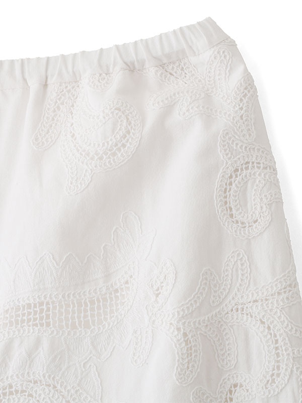 エンブロイダリーイージーパンツ