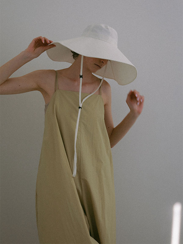 ワイドブリムシェードハット