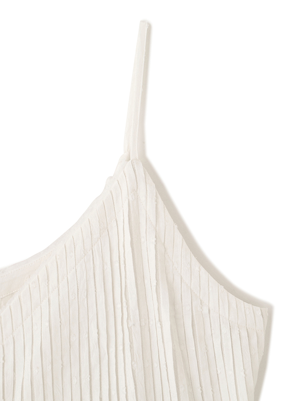 コットンドビーカシュクールキャミソール