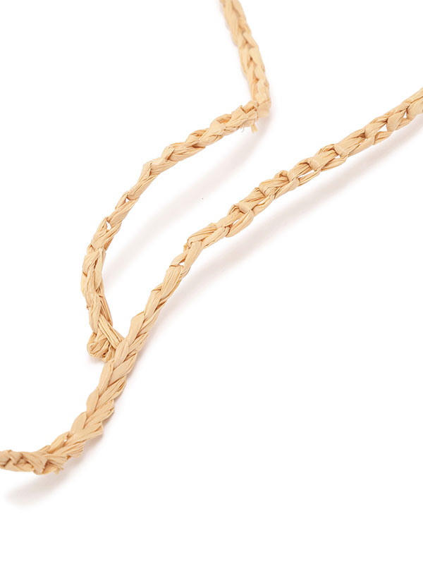 ラフィアボンネットハット