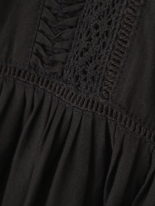 レースコットンキャミワンピース