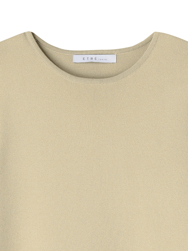 オーバルスリーブニットワンピース(F BEIGE): ワンピース │ ETRE