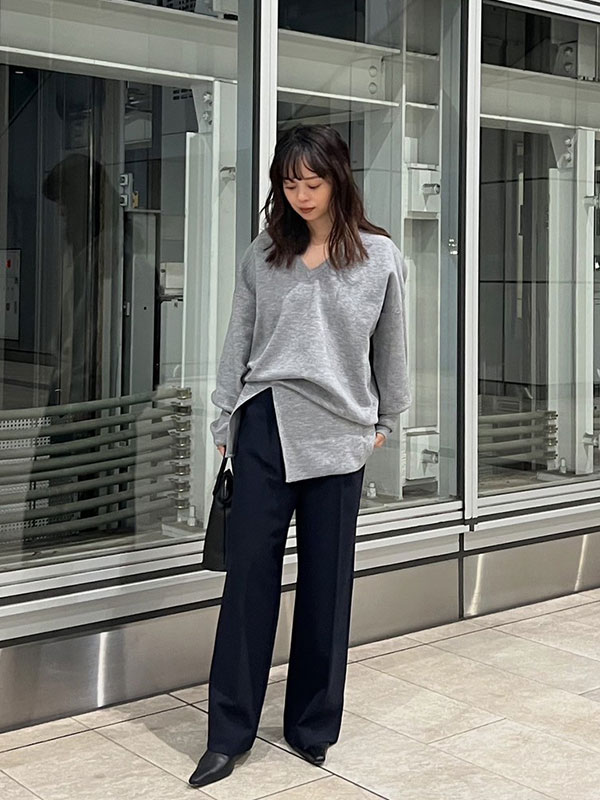 Wフェイスブラウジングニットプルオーバー(F BEIGE): トップス │ ETRE 