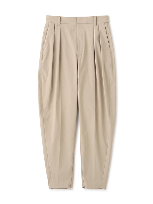 ヘムファスナーテーパードパンツ