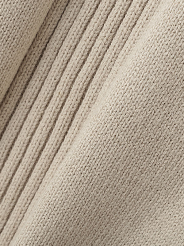 ランダムリブVネックニットカーディガン