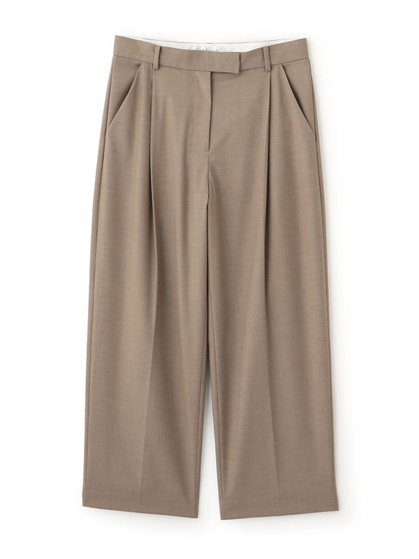 DEPENDRE アジャスタブルタックパンツ