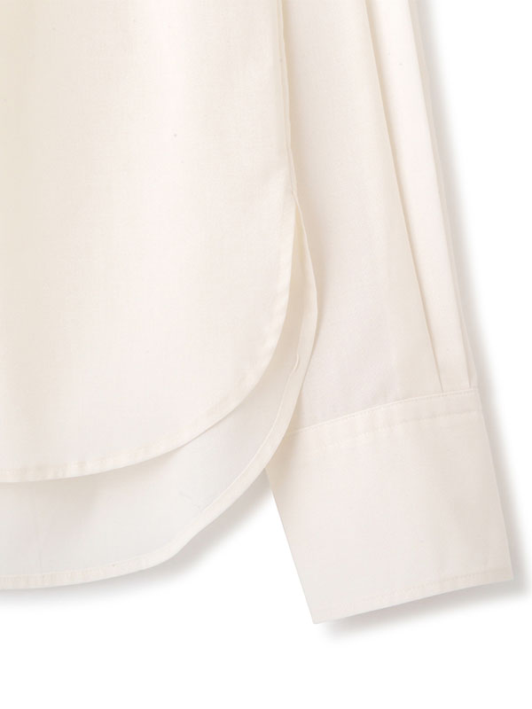 SANTEスタンドカラーフリルトップス