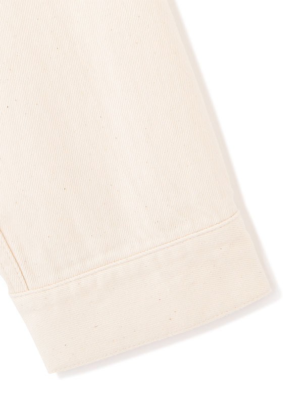 カットオフネックデニムオールインワン