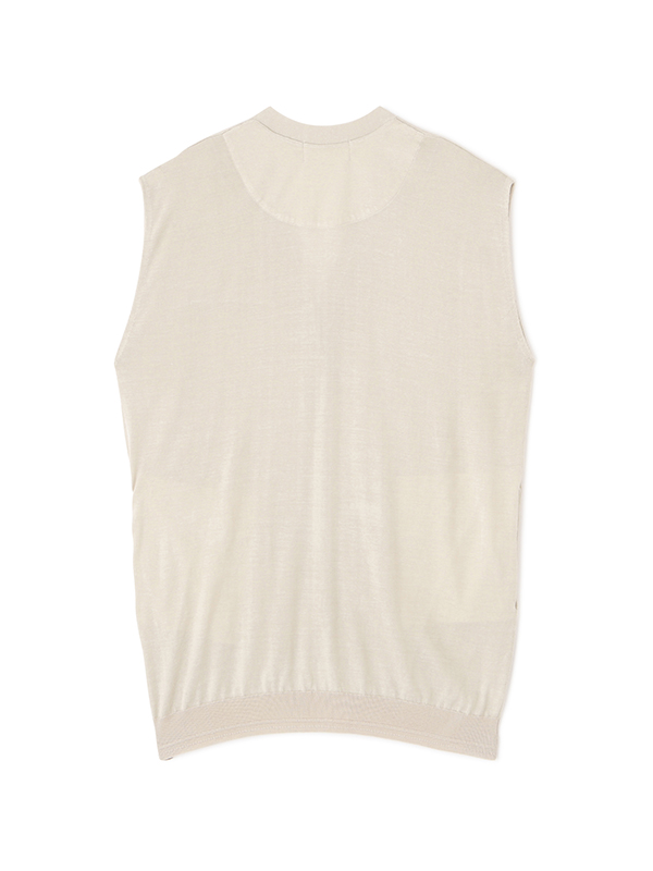 SANTEシルクVネックニットベスト(F BEIGE): トップス │ ETRE