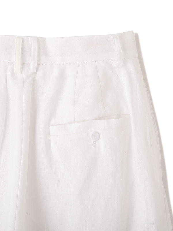 ドロストヘムリネンワイドパンツ(S WHITE): ボトムス │ ETRE