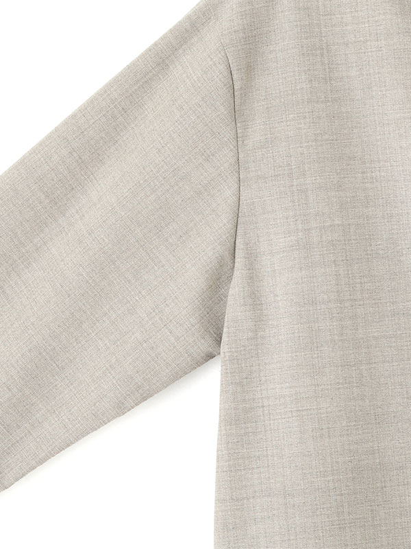 SANTEキーネックシンチカフスプルオーバー(F GREY): トップス