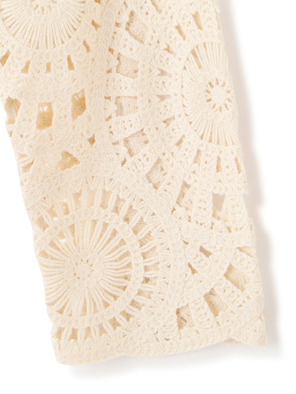 エンブロイダリーニットジャケット