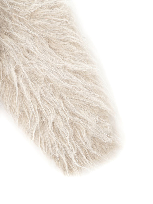 ダブルフェイスヘアリーニットカーディガン