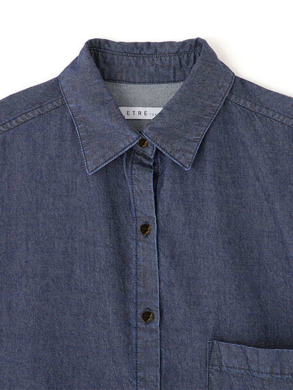テンセルデニムシャツ