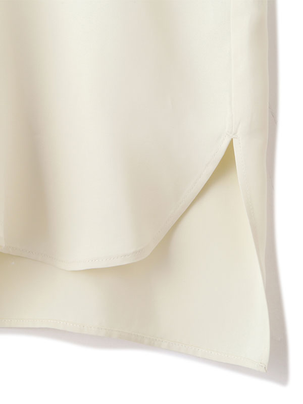 キャンディースリーブシルキーシャツ