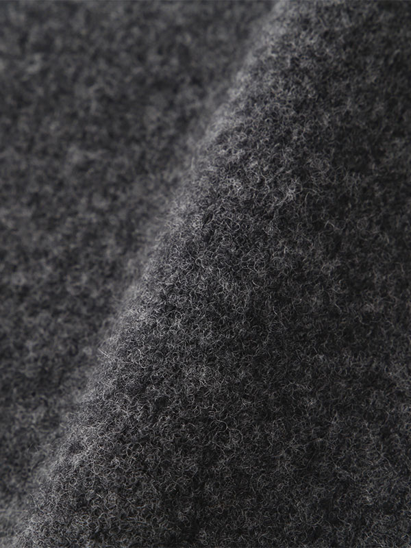 ハーフジップハイゲージニットプルオーバー