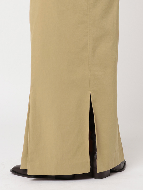 デザインラップロングスカート