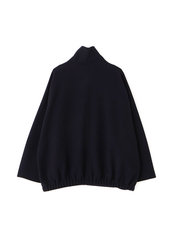 メルトンスタンドネックリバーブルゾン