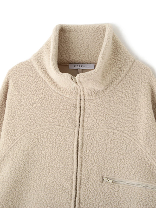 リサイクルボアフリースブルゾン