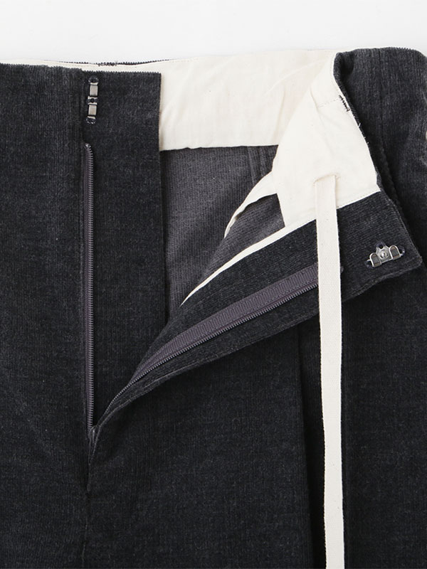 コーデュロイカーブジョガーパンツ