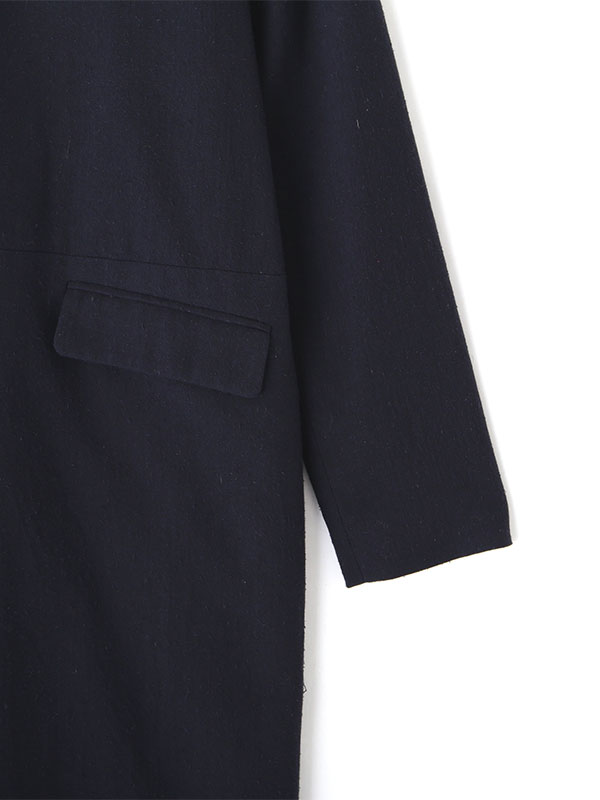 VネックIラインロングワンピース