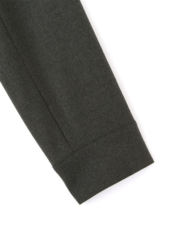 ウーステッドドレープネックワンピース