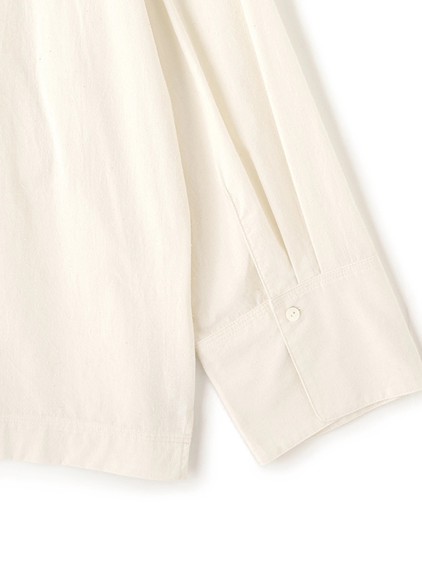 コットンシルクスキッパーシャツ