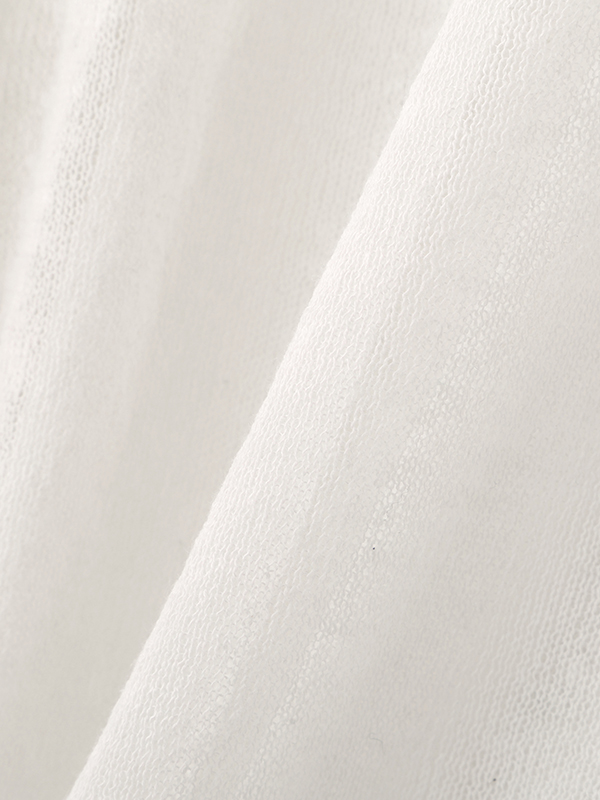 ヘンリーネックシアーニットプルオーバー