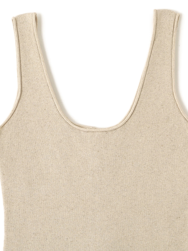 レースアップ2wayニットタンク