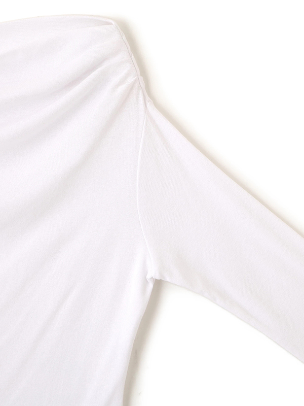 ワンショルダードレーププルオーバー