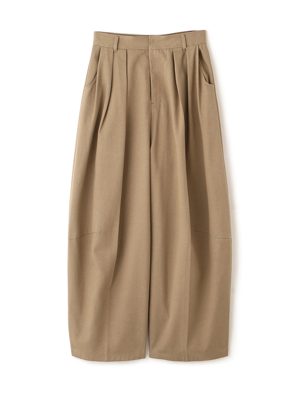 ソフトコットンタックカーブパンツ