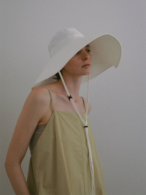 ワイドブリムシェードハット