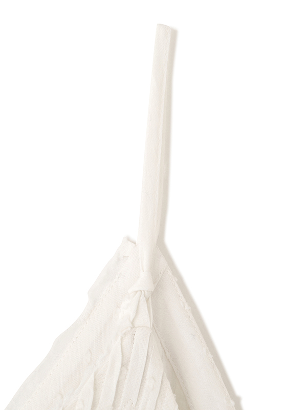 コットンドビーカシュクールキャミソール