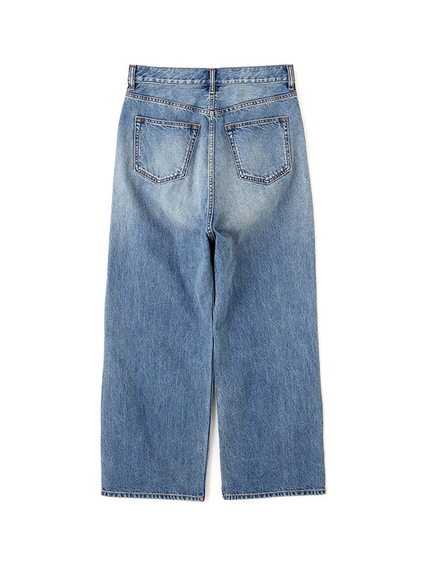 ハイライズワイドデニムパンツ