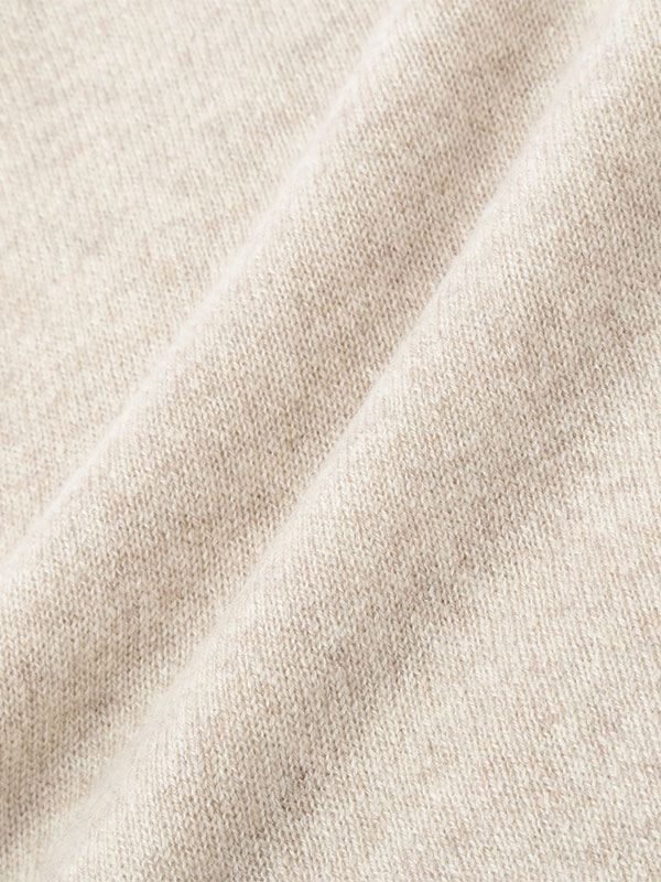 A SAUCE MELERミドルゲージカシミヤニットストール(F BEIGE A SAUCE MELERミドルゲージカシミヤニットストール(F BEIGE