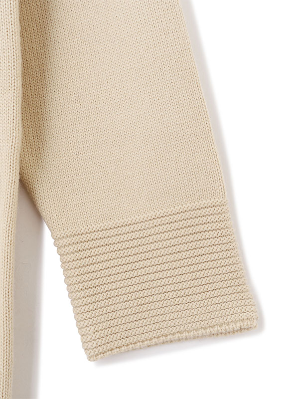 フーディーストールニットロングワンピース