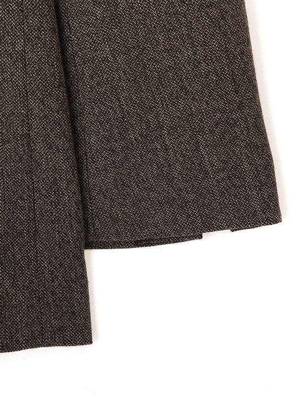 SANTEウエストシェイプノーカラージャケット(S GREY): アウター